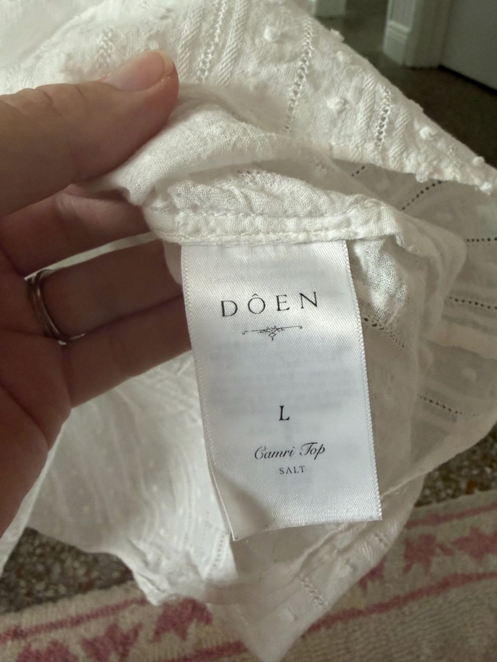 Doen Camri top - Salt - Large - Picture 7 of 7